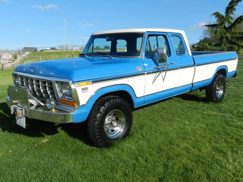 1978 ford f250 ranger xlt 4x4 dana 60s air\cc\tilt 60+ pictures rare condition