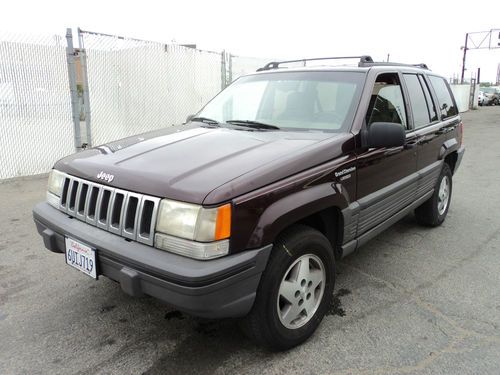 1993 jeep grand cherokee laredo sport utility 4-door 5.2l, no reserve