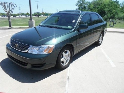 2000 toyota avalon xl 3.0l v6 aauto leather roof 1 owner cold ac