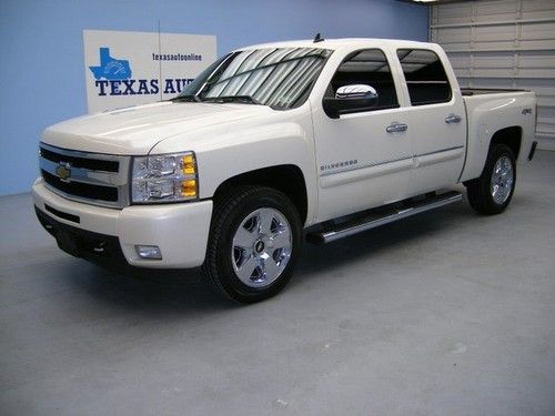 We finance!!  2010 chevrolet silverado 1500 ltz crew flex fuel 4x4 auto nav bose