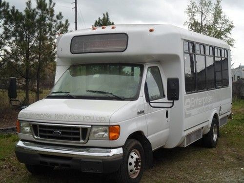 2006 e-450 14 passenger van! diesel! bank repo! absolute auction! no reserve!