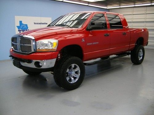 We finance!!!  2006 dodge ram 2500 slt mega cab 5.9 cummins diesel 4x4 lift tow!