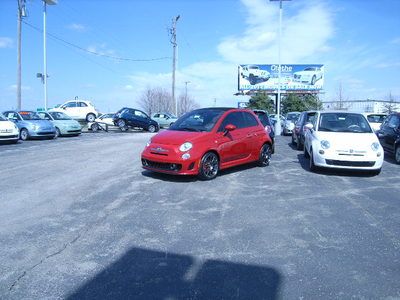 2013 fiat abarth convertible brand new item, rosso red, 17" hyper black wheels