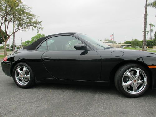 Rare low mileage triple black carrera cabriolet