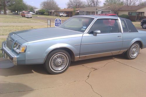 1986 buick regal limited  no reserve