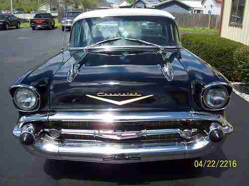 1957 CHEVY BELAIR 283 POWER GLIDE 4 DR, US $13,500.00, image 2