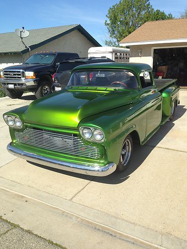 1959 chevy stepside pickup hot rod custom chopped truck 55 56 57 58 59