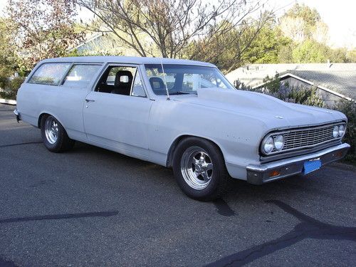 1964 two (2)  door chevelle wagon 5415 model v8 with a  4 speed 12 bolt