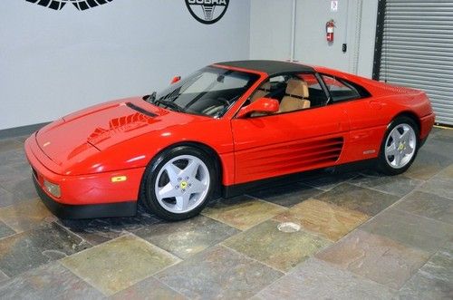 348 ts ferrari 3.4l v8 300 hp 5-speed manual pw abs targa