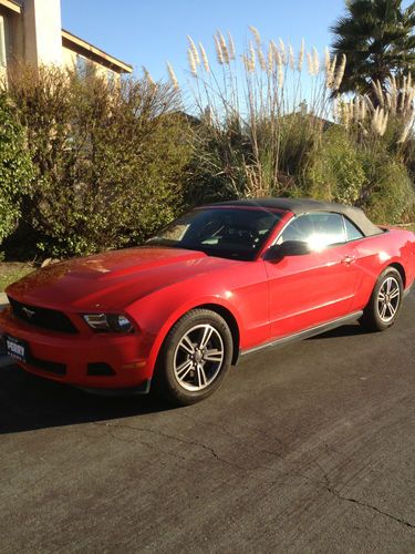 2012 ford mustang convertible premium leather 305 h.p. warranty wholesale price