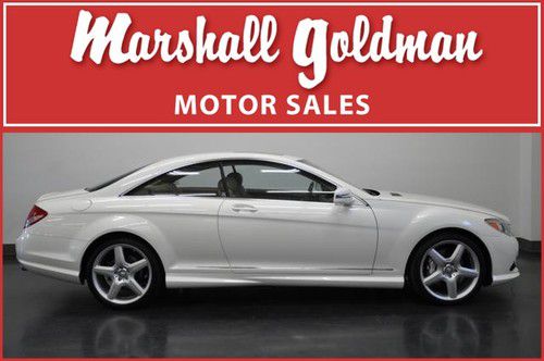 2010 mercedes cl550 4-matic diamond white cashmere nav sport+1  p2 11,322 miles