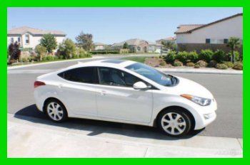 2013 hyundai elantra limited pzev sedan warranty leather ipod sunroof satellite