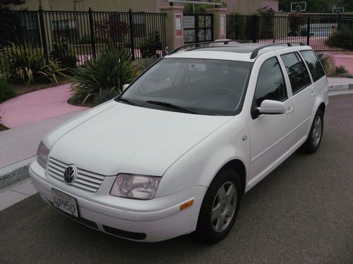 2002 volkswagen jetta tdi wagon 4-door 1.9l white