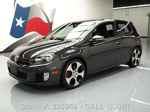 2011 volkswagen gti 2.0t turbo auto heated seats 14k mi texas direct auto