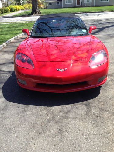 2007 chevolet covette convertible red automatic transmission