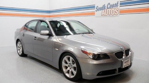 Bmw 550i 4.8l v8 leather sunroof heated seats warranty we finance