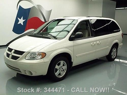 2007 dodge grand caravan sxt stow n go htd leather 76k texas direct auto