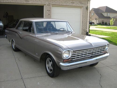 Sharp rare 1963 chevy ii nova ht sport coupe- 327 v8 /auto- nice looking v8 nova