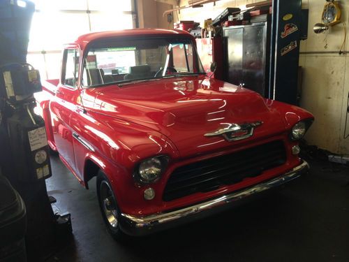 1955 chevy 383 stroker with a/c, p/s, indep front, disc
