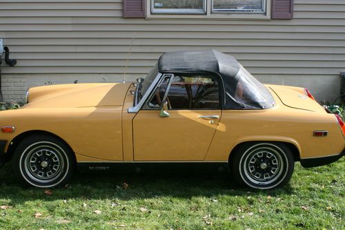 1976 mg midget convertable 44000 miles - no reserve auction