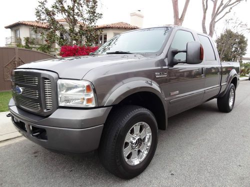 2006 ford f-250 super duty xlt crew cab pickup 6.0l diesel 4x4 no reserve