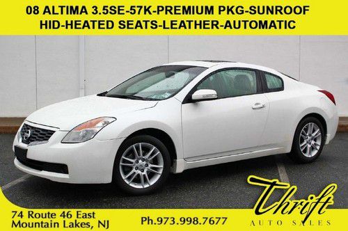 08 altima 3.5 se-57k-premium pkg-sunroof-hid-heated seats-leather-automatic