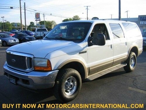 2000 ford excursion heated leather chrome xlt tow v10 gas loaded 01 02 03 04 05