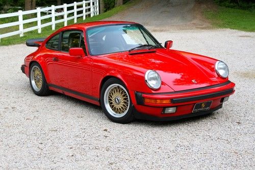 1988 porsche 911 carrera coupe 2-door 3.2l g50 transmission - beautiful car