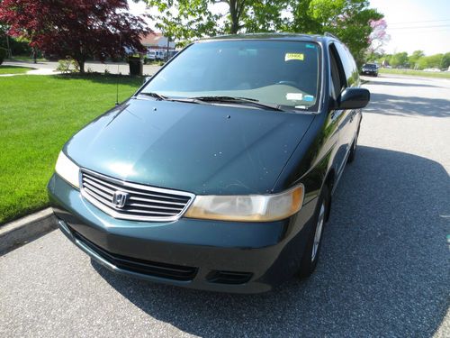 2000 honda odyssey ex mini van loaded 3.5 6 cylinder no reserve