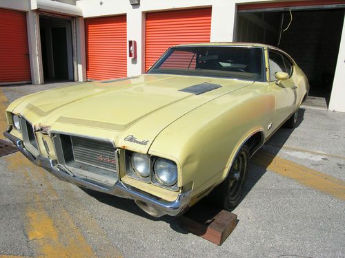 1972 oldsmobile 442  455 v-8    barn find  no reserve