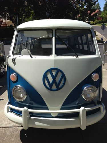 1966 vw 11 window transporter - california black plates - never left the state