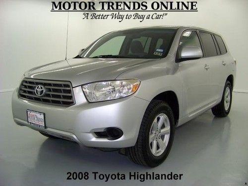 2008 toyota highlander 3.5 v6 alloys 7 pass 3rd row cruise 85k houston texas