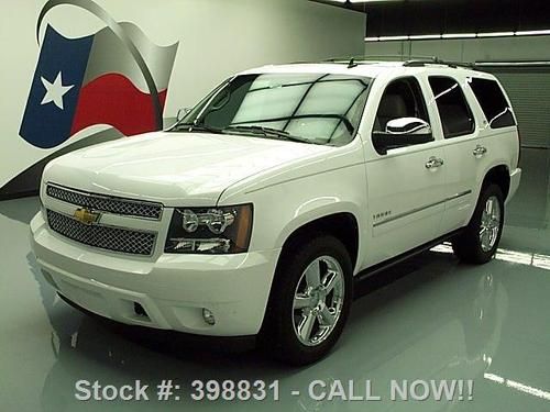 2011 chevy tahoe ltz sunroof nav dvd 20" wheels 14k mi texas direct auto