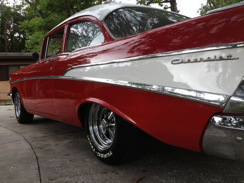 Beautiful 1957 Chevrolet 2 Dr Post Driver 283 V8-Auto (55 56 57 Belair/210/150), US $18,750.00, image 11