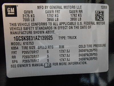 2010 Silverado Ext Cab 4x4 Z71 NO RESERVE Salvage Rebuildable, image 25