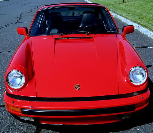 1986 Carrera Coupe,Guards Red/Black Leather,Rare Power Sport Seats,3.2L,5spd,Exc, image 7