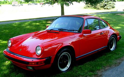 1986 Carrera Coupe,Guards Red/Black Leather,Rare Power Sport Seats,3.2L,5spd,Exc, image 14