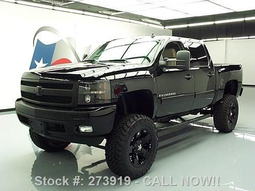 2008 chevy silverado tx lt crew lifted leather 20's 29k texas direct auto