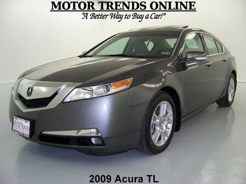 Tech pkg navigation rearcam sunroof leather htd mem seats 2010 acura tl 55k