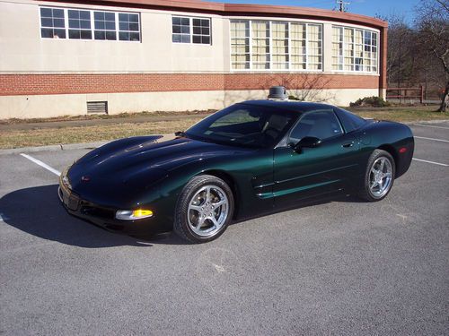 2000 chevrolet corvette rare color low miles hud all the paperwork!!!!!!!!!!!!!!