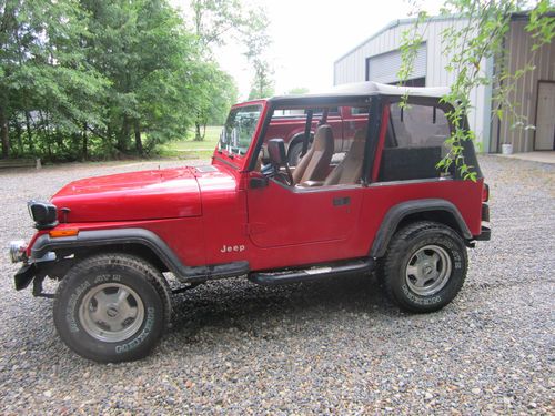 1995 jeep wrangler se sport utility 2-door 4.0l