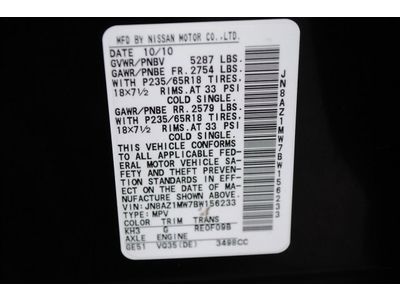 SL SUV 3.5L CD AWD Tow Hooks Power Steering 4-Wheel Disc Brakes Aluminum Wheels, US $25,000.00, image 3