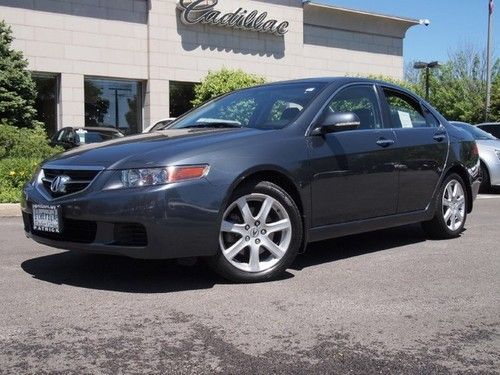 2004 tsx w/ navigation heated leather sunroof premium sound carfax certified