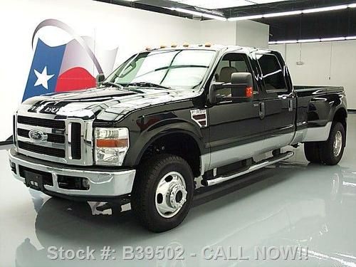 2008 ford f-350 lariat crew diesel drw 4x4 leather 53k texas direct auto