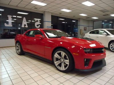 2013 camaro zl1 victory red manual transmission polished wheels suede sweet!