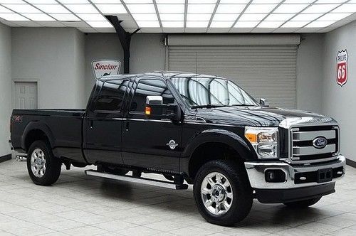2011 ford f250 diesel 4x4 lariat fx4 crew long navigation sunroof heated leather