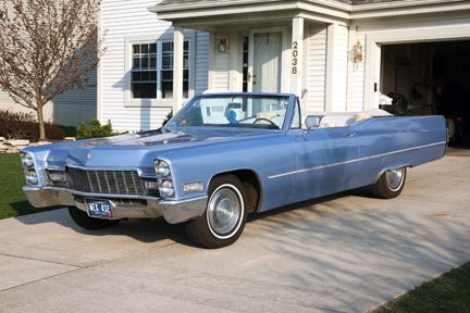 1968 cadillac deville base convertible 2-door 7.7l