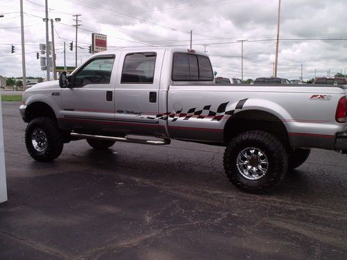 2000 ford f350 srw xlt crew cab 4x4 7.3 powerstroke turbo  diesel lifted 6"