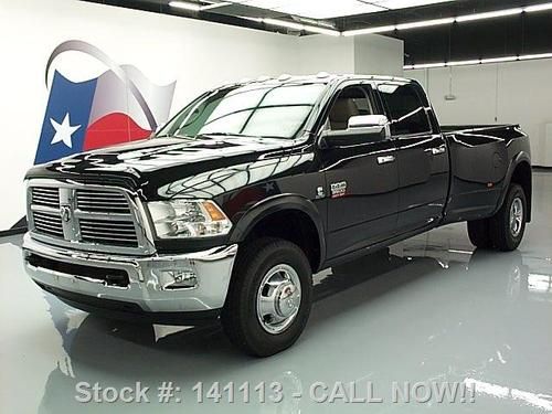 2010 dodge ram 3500 laramie crew 4x4 diesel dually nav! texas direct auto