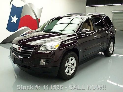 2008 saturn outlook xr 8-pass heated leather dvd 74k mi texas direct auto